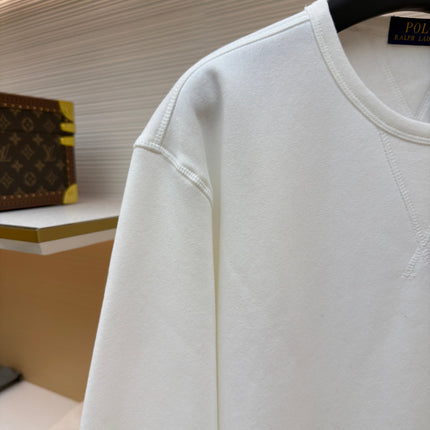 RALPH LAUREN 25S FLEECE SWEATSHIRT WITH EMBROIDERED LOGO 262