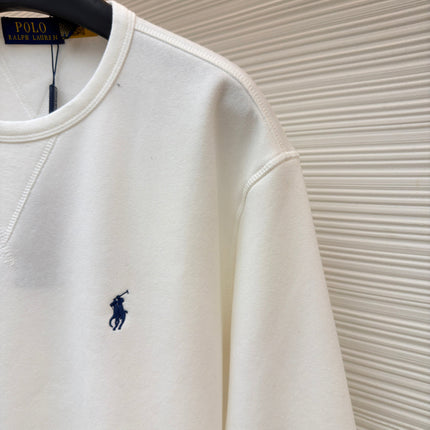RALPH LAUREN 25S FLEECE SWEATSHIRT WITH EMBROIDERED LOGO 262