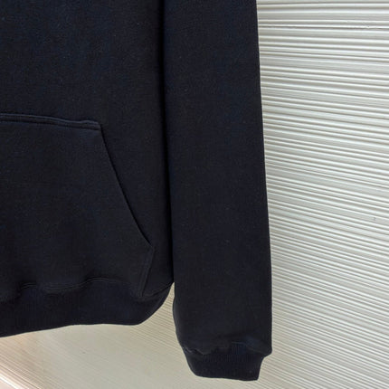 CHROME HEARTS CEMETERY CROSS SEVEN-11 HOODIE IN BLACK