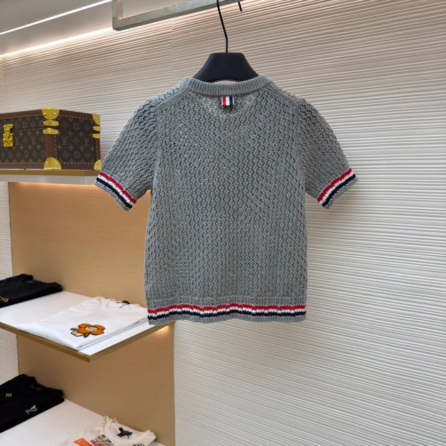 THOM 26S SHORT-SLEEVED KNIT TOP STYLE 158