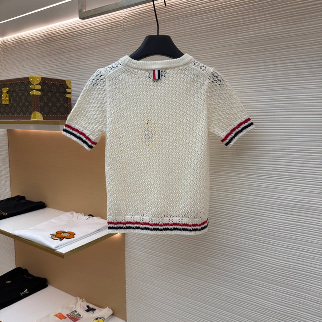 THOM 26S SHORT-SLEEVED KNIT TOP STYLE 156