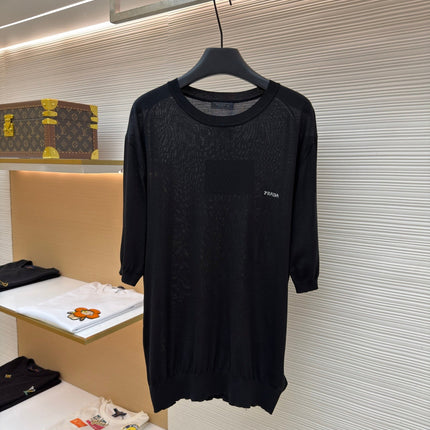 PRADA 26S SHORT-SLEEVED SWEATER STYLE 879