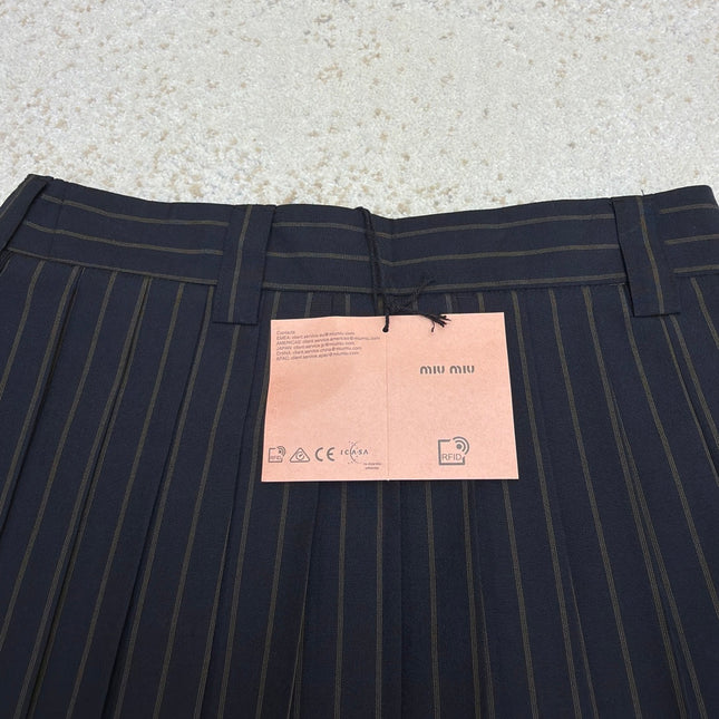 MIUMIU 26S PLEATED MINI SKIRT STYLE 1091