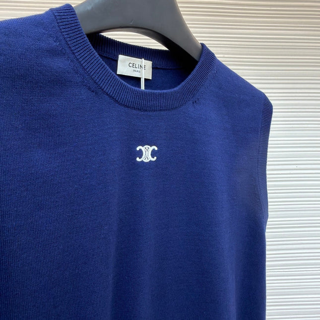 CELINE 26S SLEEVELESS SWEATER 484