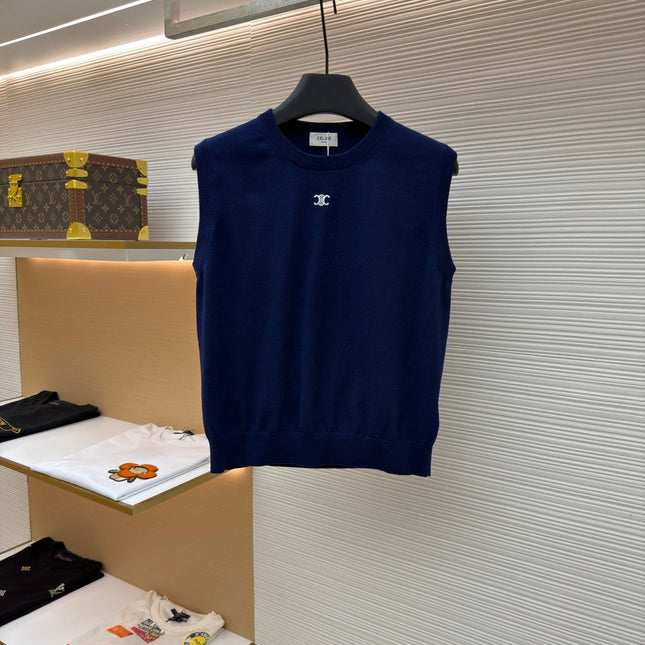 CELINE 26S SLEEVELESS SWEATER 484