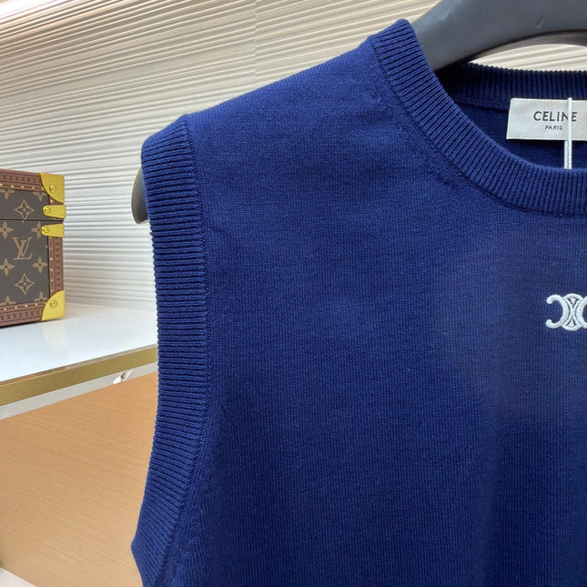 CELINE 26S SLEEVELESS SWEATER 484