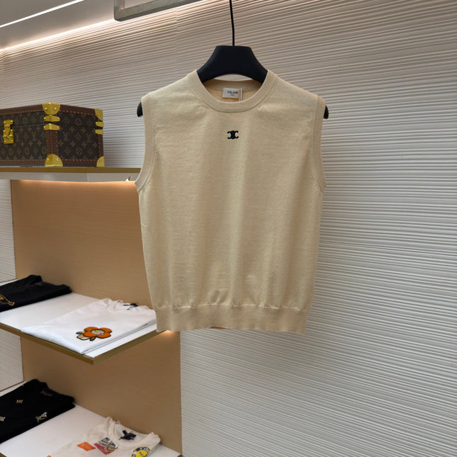 CELINE 26S SLEEVELESS SWEATER 483