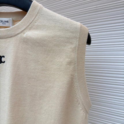 CELINE 26S SLEEVELESS SWEATER 483
