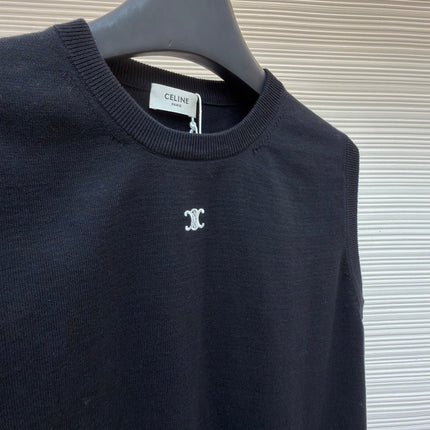 CELINE 26S SLEEVELESS SWEATER 482