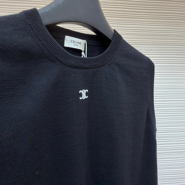 CELINE 26S SLEEVELESS SWEATER 482
