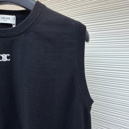 CELINE 26S SLEEVELESS SWEATER 482