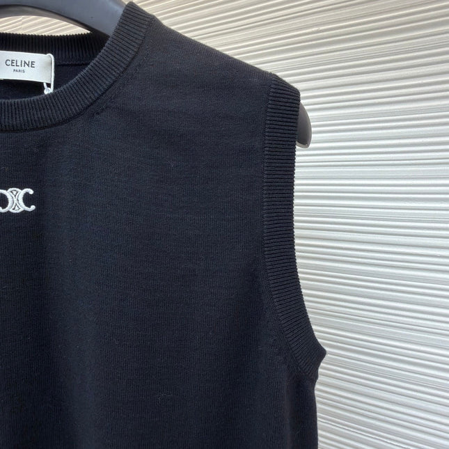 CELINE 26S SLEEVELESS SWEATER 482