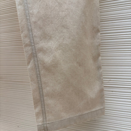PRADA 26S LINEN COTTON TROUSERS 1015