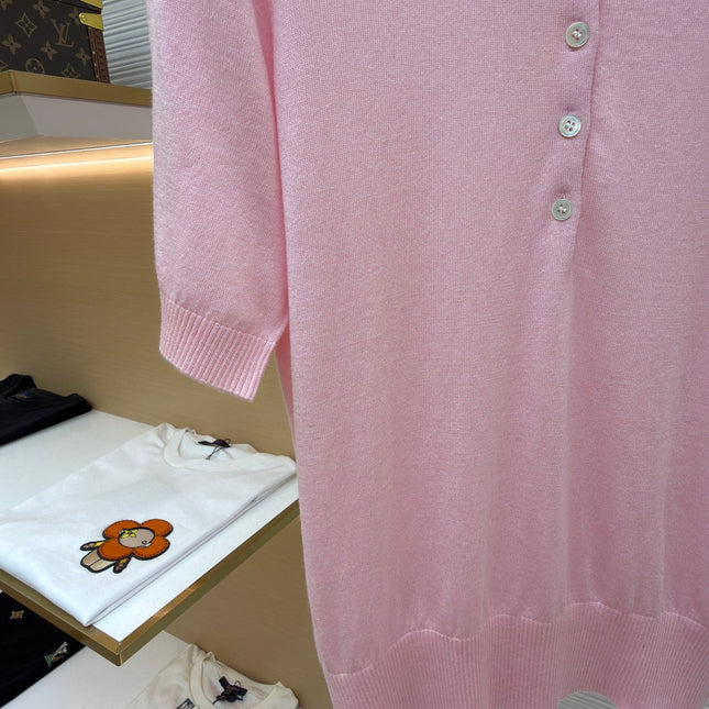 THOM 26S SHORT SLEEVE POLO KNIT TOP STYLE 241