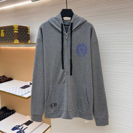 CHROME HEARTS 26S ZIP-UP HOODED SWEATSHIRT 053