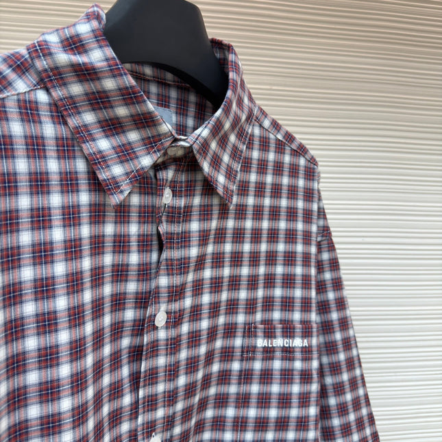 BALENCIAGA 26S FAUX-LAYERED SLEEVE SHIRT 196