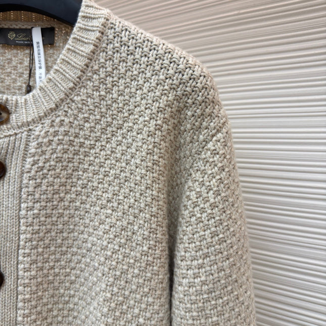 LORO PIANA 26S BUTTON-UP KNIT CARDIGAN 935