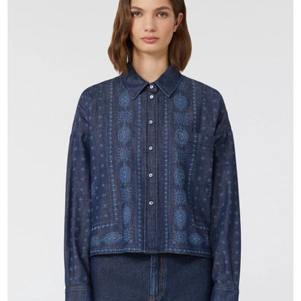 MAX MARA 25S DENIM COTTON SHIRT 168
