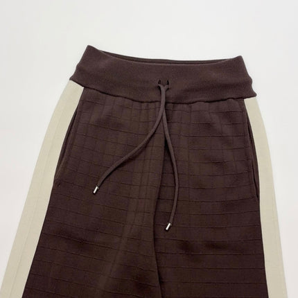 HERMES 25S STRAIGHT-LEG KNIT PANTS 194