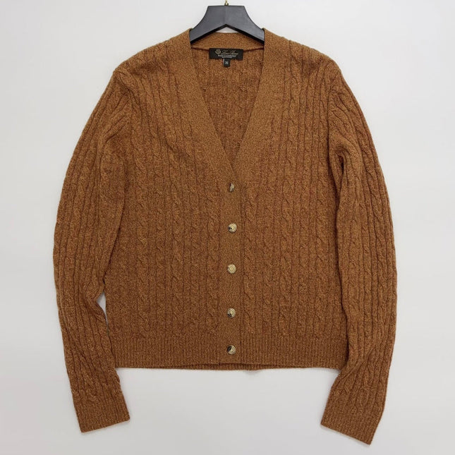 LORO PIANA 26S V-NECK KNIT CARDIGAN 975