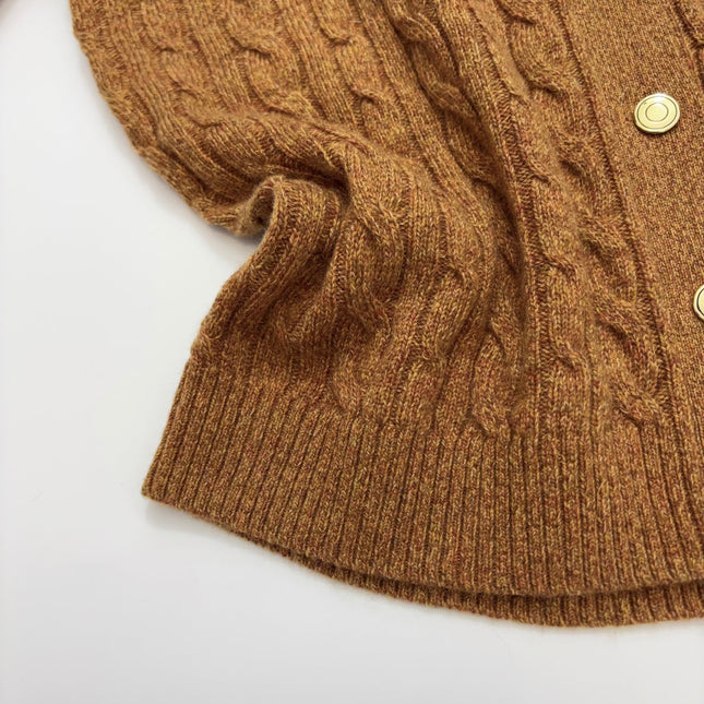 LORO PIANA 26S V-NECK KNIT CARDIGAN 975