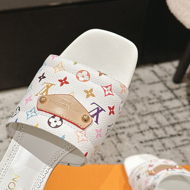 LV CHERRY HIGH HEELS 25S 55 MM IN WHITE CALFSKIN STYLE 13