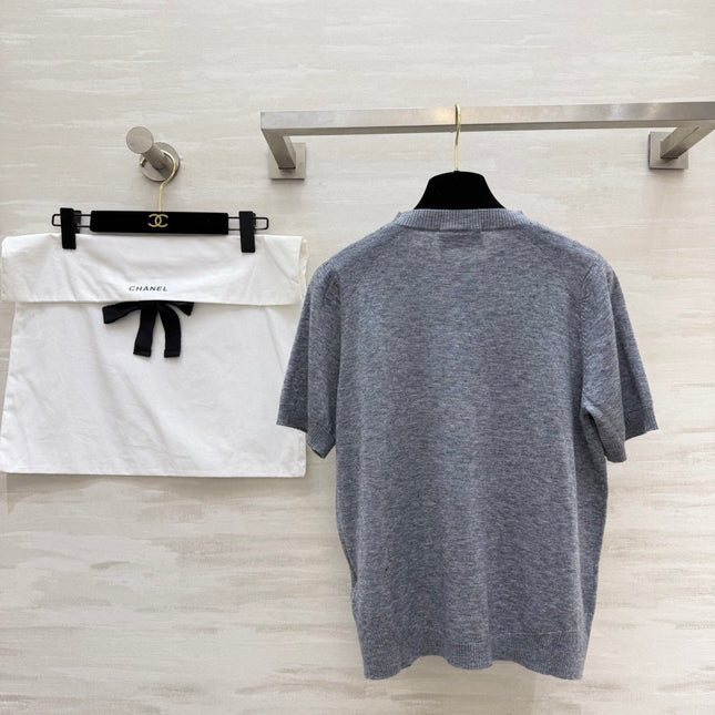 CHANEL 26S SHORT-SLEEVE SWEATER STYLE 1028