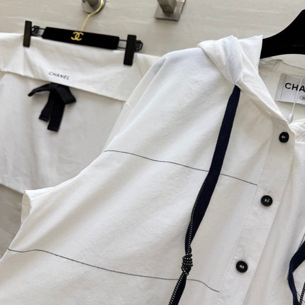 CHANEL 26S HOODED SHIRT STYLE 1023