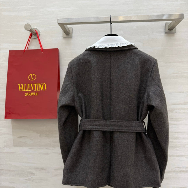VALENTINO 26S PETER PAN COLLAR JACKET 129