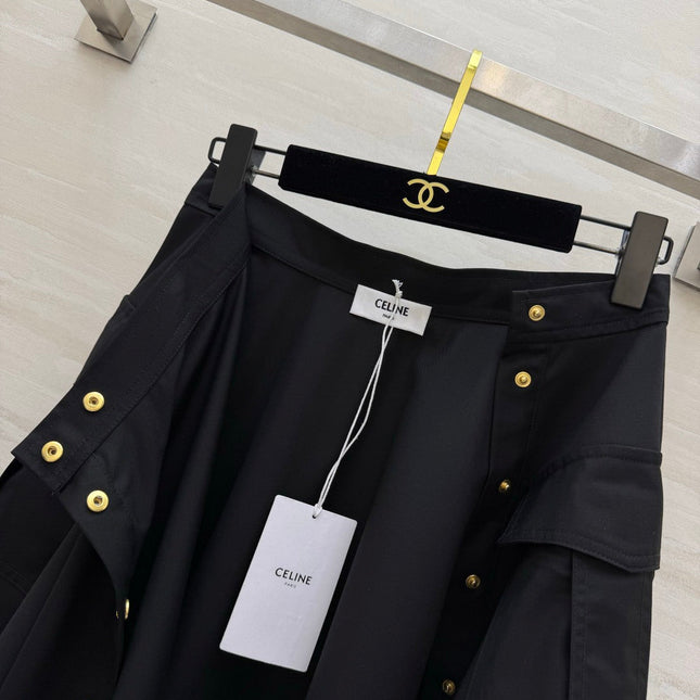 CELINE 26S A-LINE MINI SKIRT 434