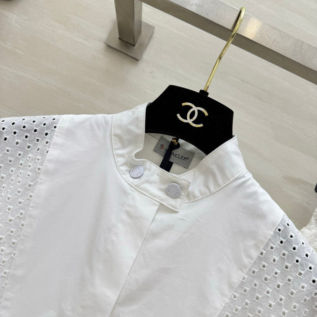 MONCLER 26S LONG-SLEEVE SHIRT & SHORT SET 686