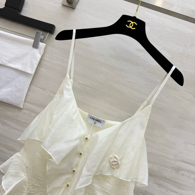 CHANEL 26S RUFFLE CAMI TOP 1471