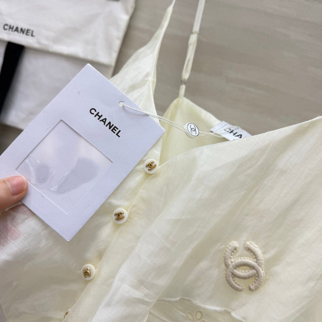 CHANEL 26S RUFFLE CAMI TOP 1471