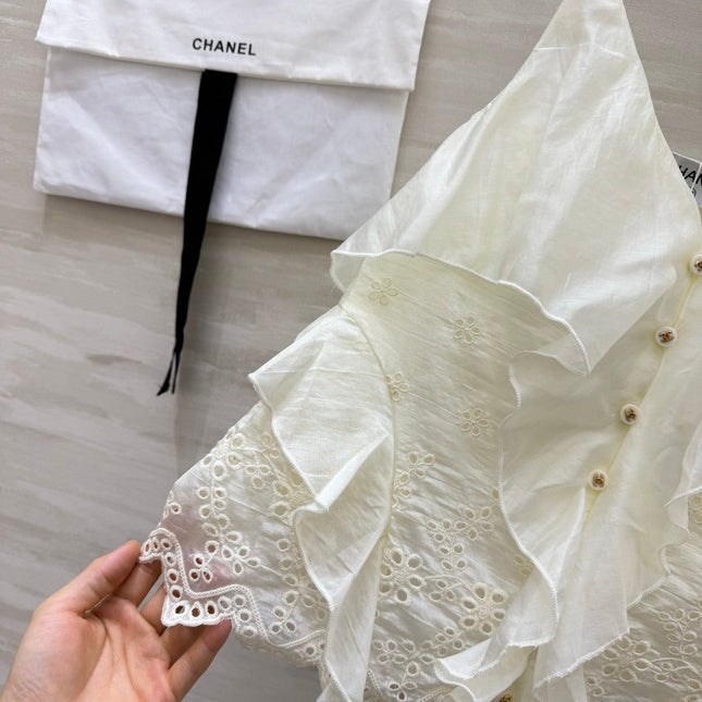 CHANEL 26S RUFFLE CAMI TOP 1471