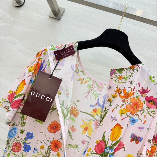 GUCCI 26S SHORT-SLEEVE MINI DRESS 398