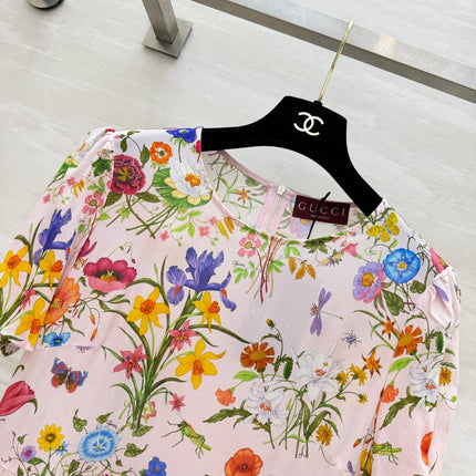 GUCCI 26S SHORT-SLEEVE MINI DRESS 398