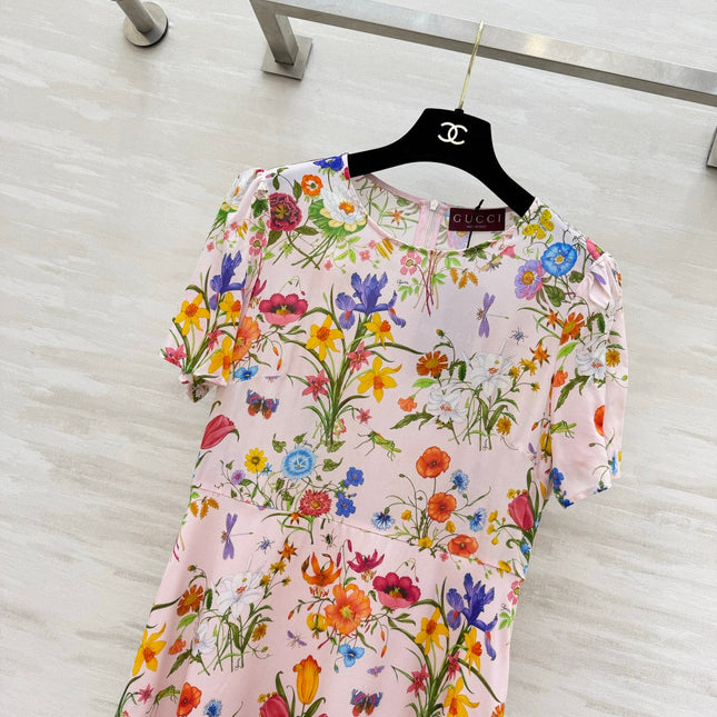 GUCCI 26S SHORT-SLEEVE MINI DRESS 398