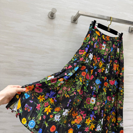GUCCI 26S PLEATED MIDI SKIRT 397