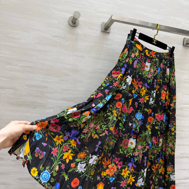 GUCCI 26S PLEATED MIDI SKIRT 397