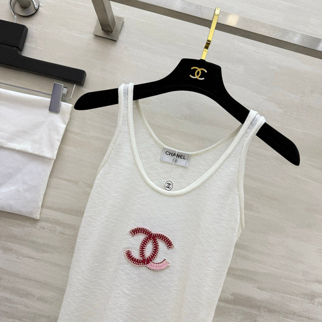 CHANEL 26S KNIT CAMISOLE TOP 1443