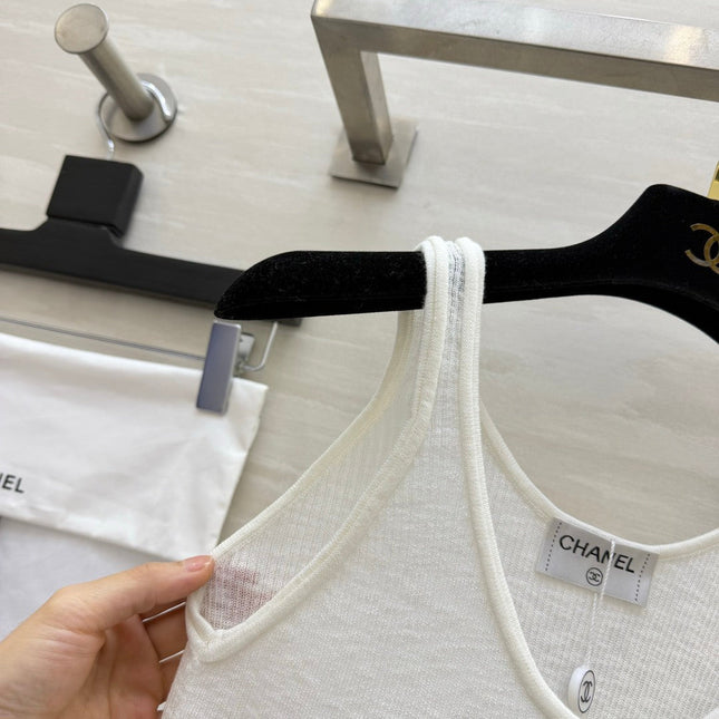 CHANEL 26S KNIT CAMISOLE TOP 1443