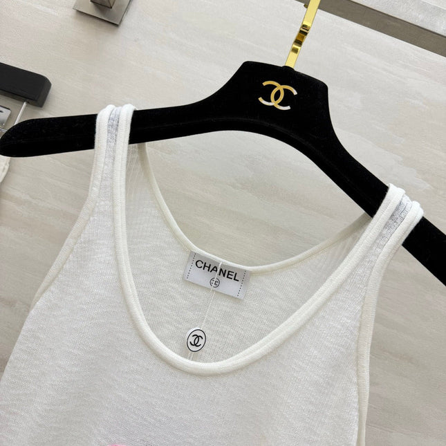 CHANEL 26S KNIT CAMISOLE TOP 1443