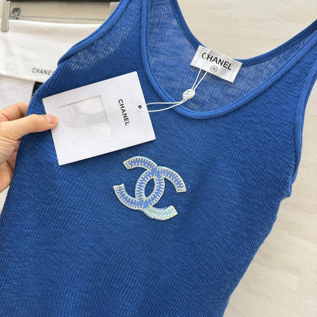 CHANEL 26S KNIT CAMISOLE TOP 1442