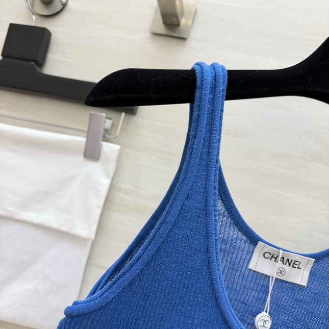CHANEL 26S KNIT CAMISOLE TOP 1442
