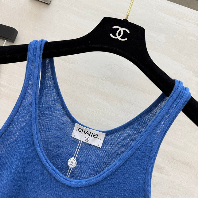 CHANEL 26S KNIT CAMISOLE TOP 1442