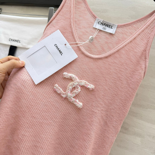 CHANEL 26S KNIT CAMISOLE TOP 1441