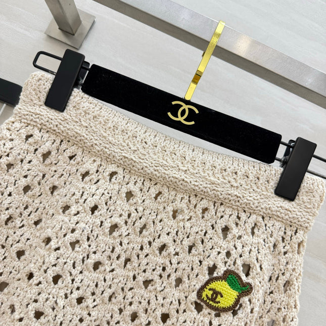 CHANEL 26S KNIT MIDI SKIRT 1423