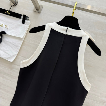 DIOR 26S SLEEVELESS A-LINE DRESS WITH BOW 1399