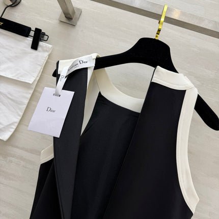 DIOR 26S SLEEVELESS A-LINE DRESS WITH BOW 1399