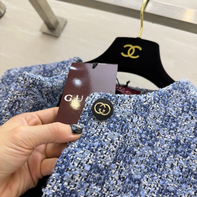 GUCCI 26S SLEEVELESS TWEED VEST 428